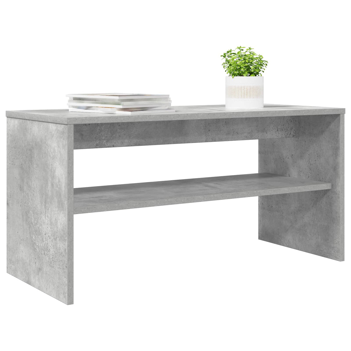 TV ormar Betonski sivi 80 x 35 x 40 cm Konstruirano drvo