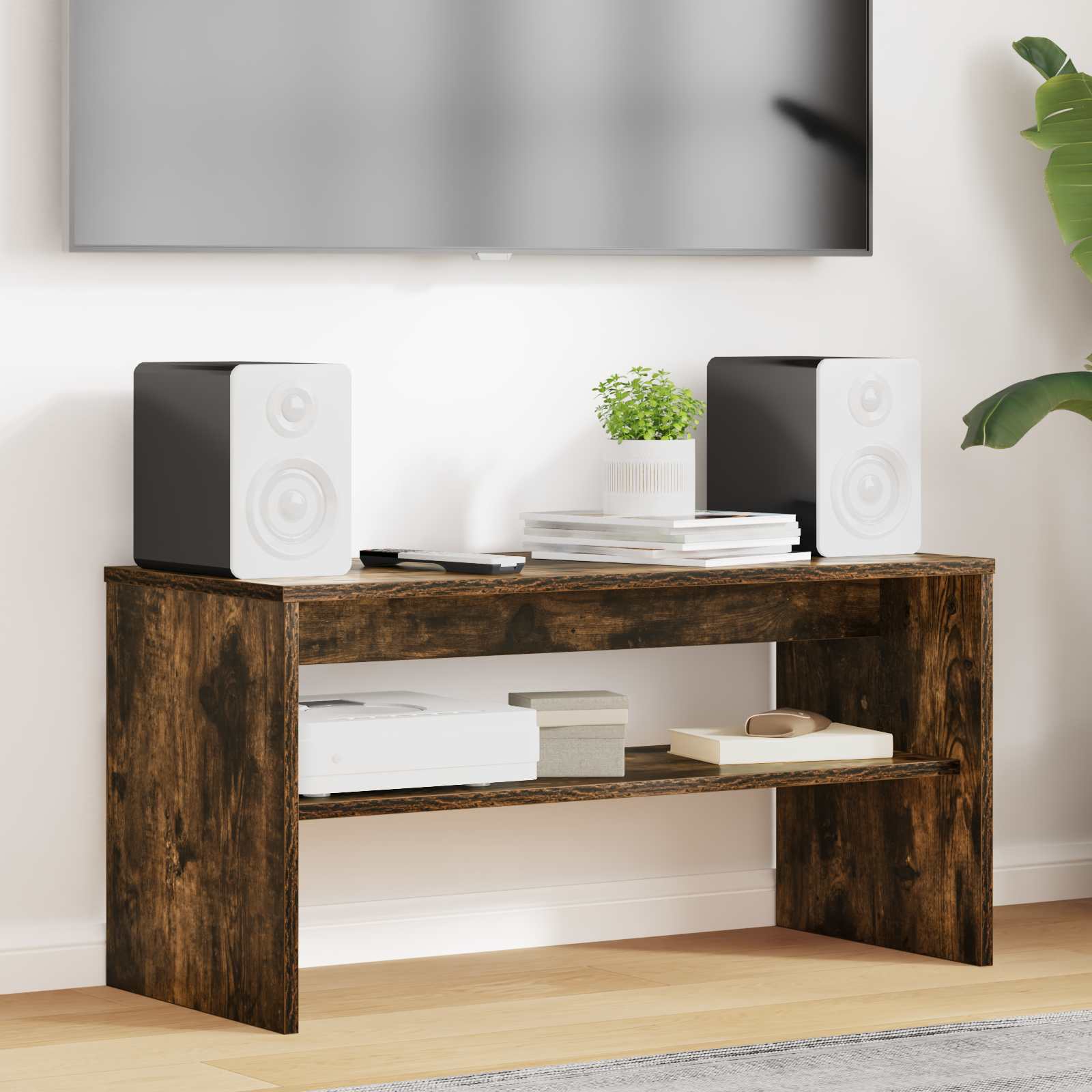 TV ormar Dimljeni hrast 80 x 35 x 40 cm Konstruirano drvo
