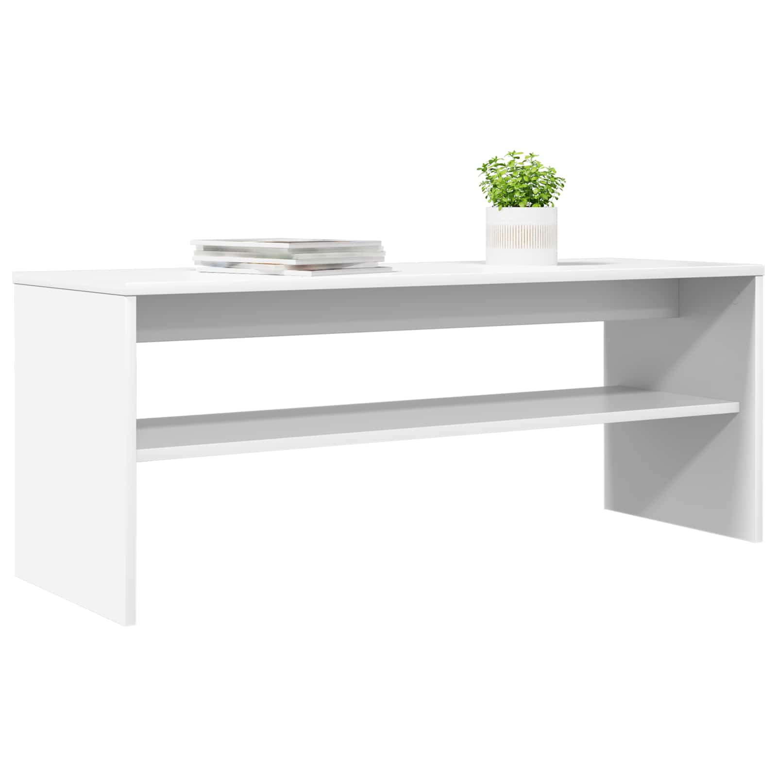 TV ormar Bijelo 100 x 35 x 40 cm Konstruirano drvo