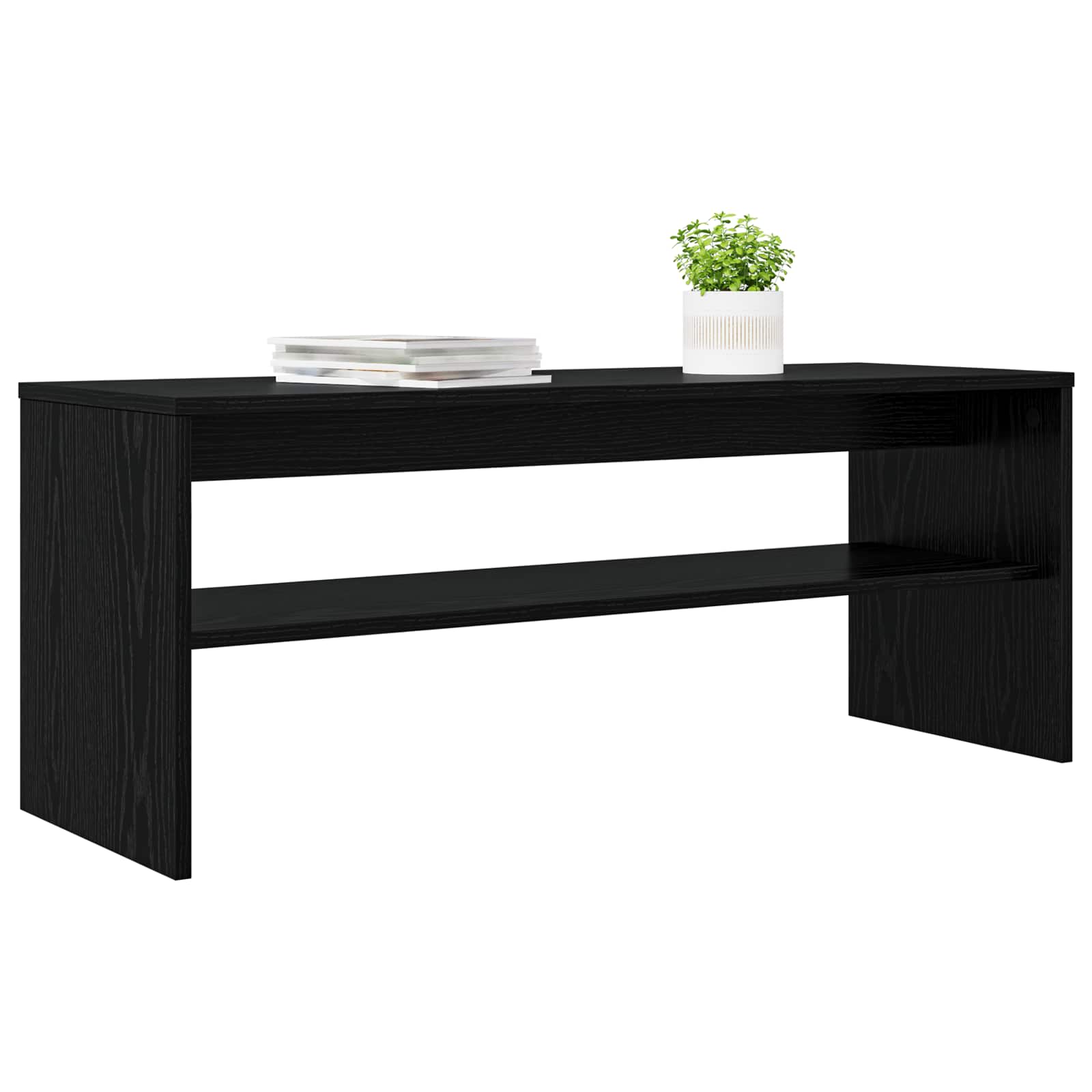 TV ormar Crni hrast 100 x 35 x 40 cm Konstruirano drvo