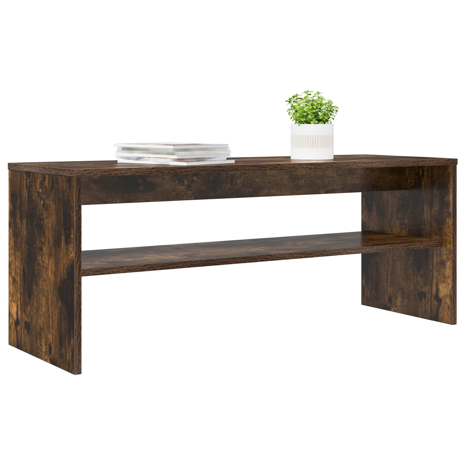 TV ormar Dimljeni hrast 100 x 35 x 40 cm Konstruirano drvo