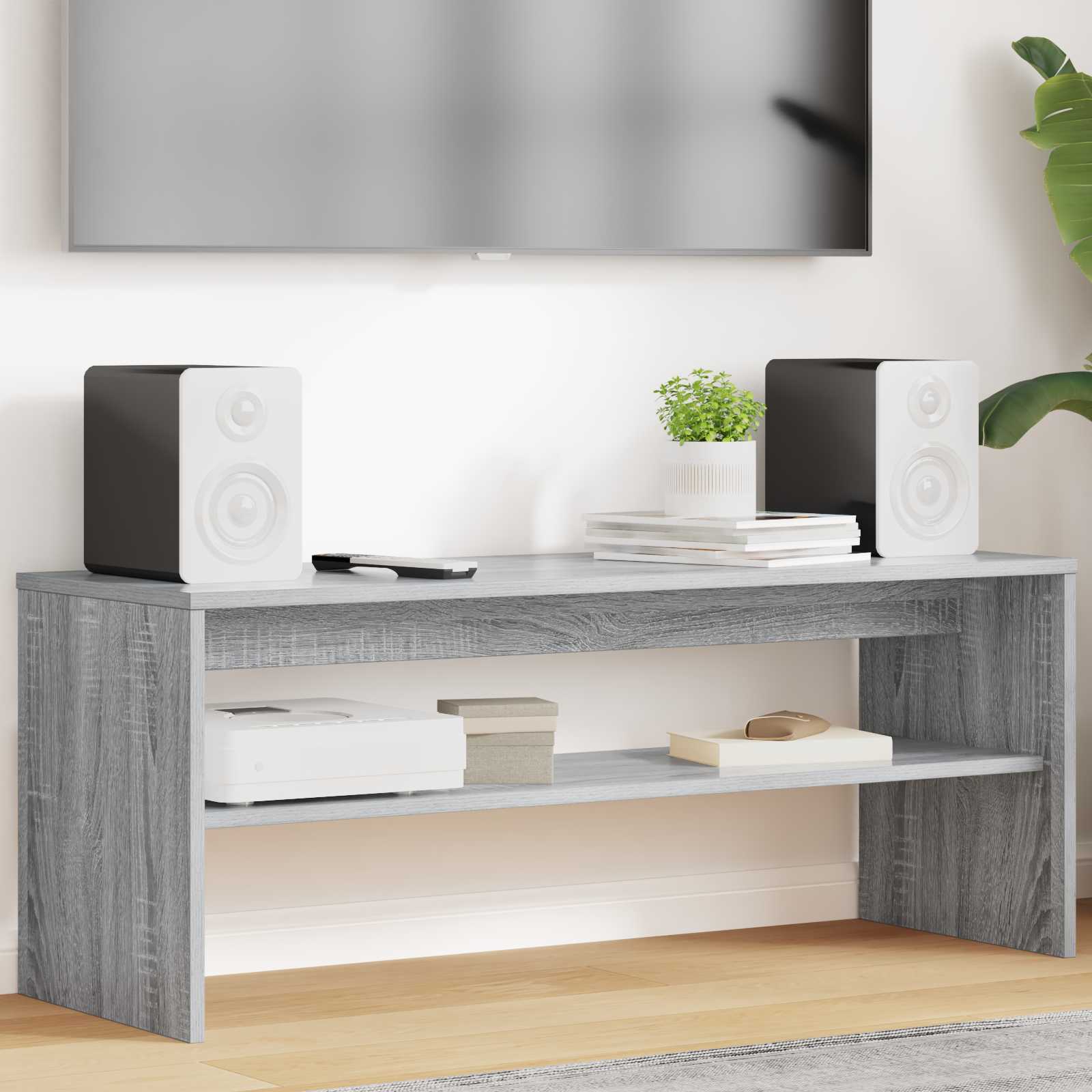 TV ormar Siva Sonoma 100 x 35 x 40 cm Konstruirano drvo