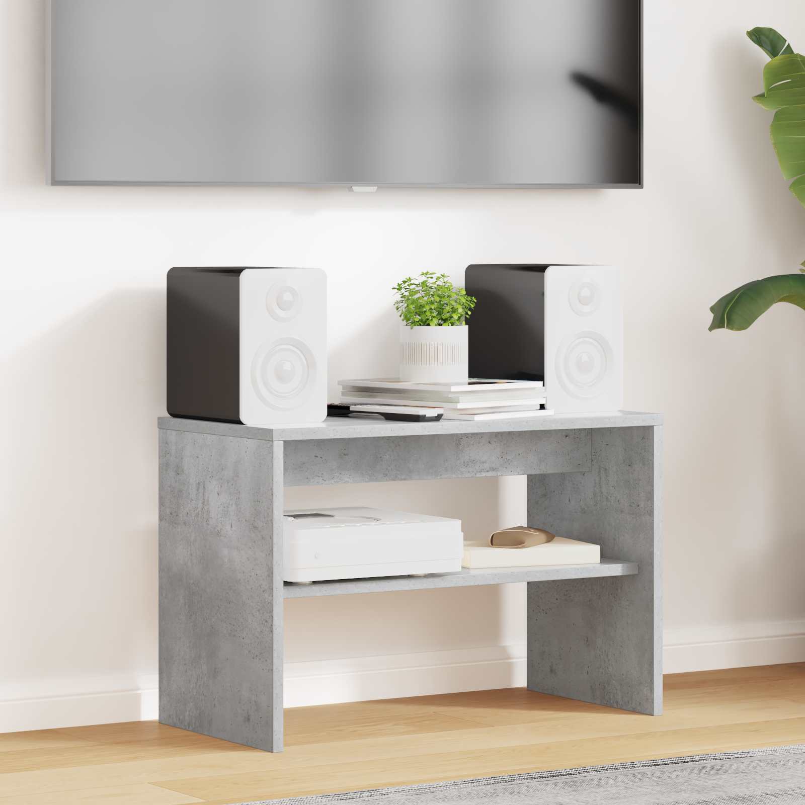 TV ormar Betonski sivi 60 x 30 x 40 cm Konstruirano drvo