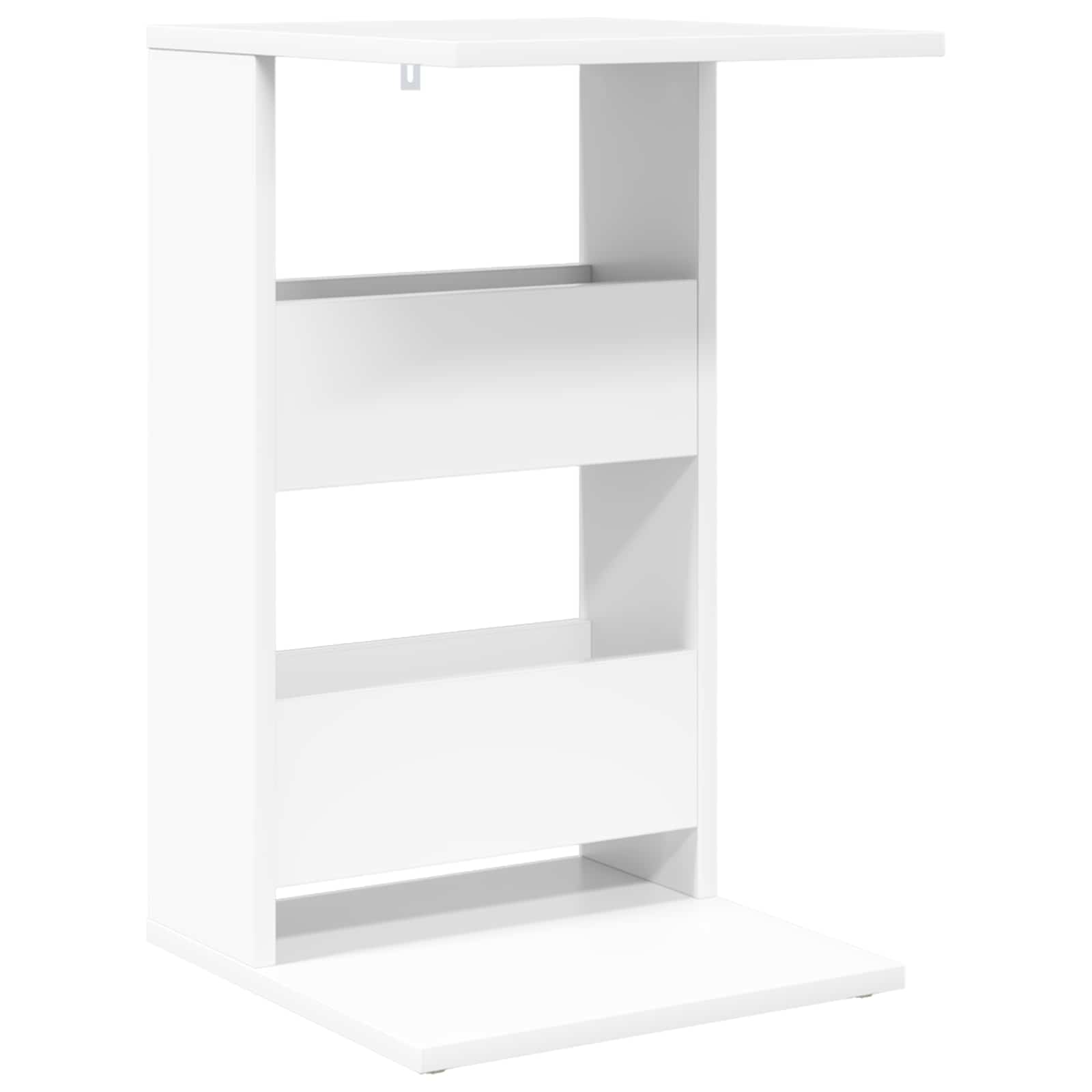 Bocni stol Bijelo 40 x 35 x 60,5 cm Konstruirano drvo