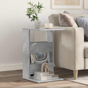 Bocni stol Betonski sivi 40 x 35 x 60,5 cm Konstruirano drvo
