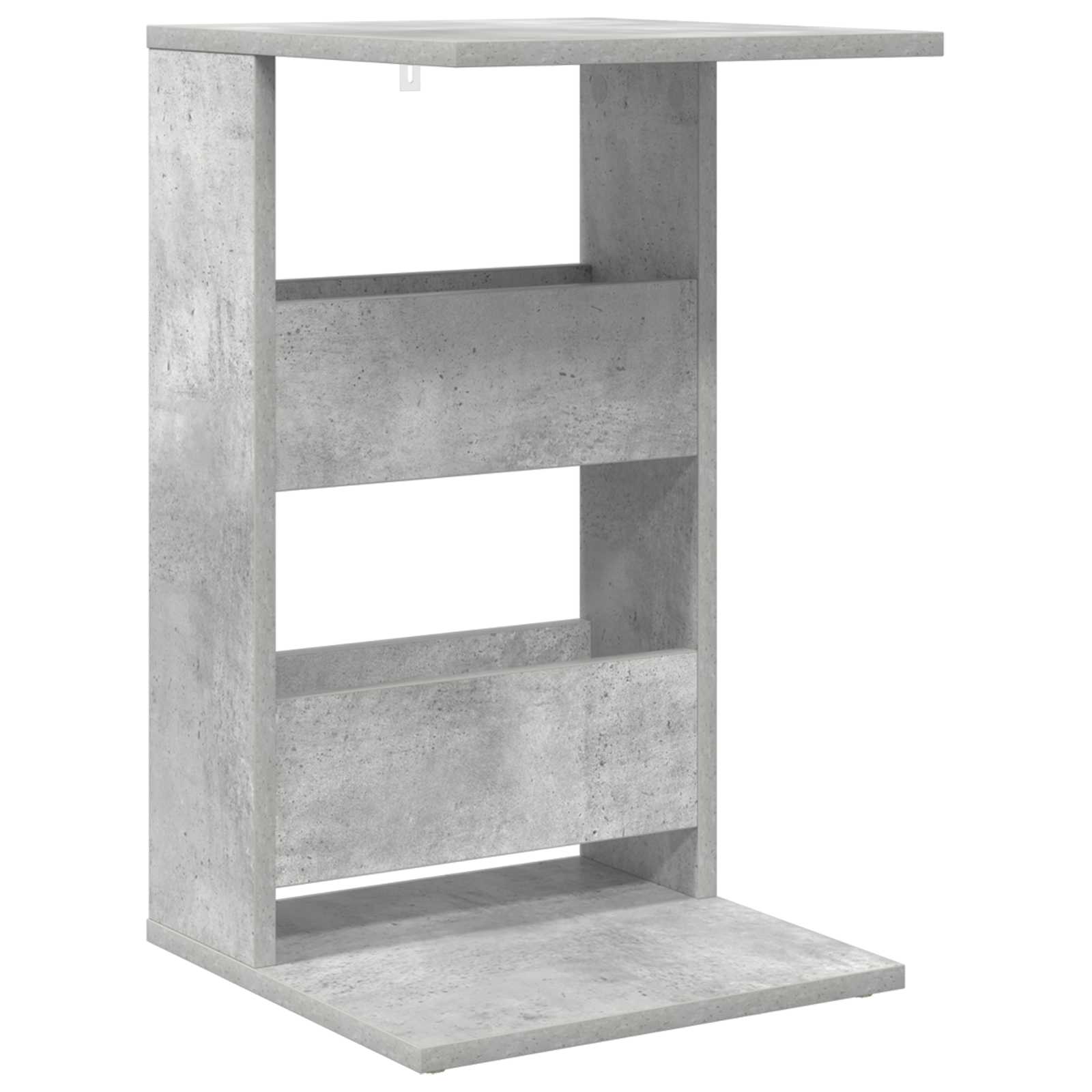 Bocni stol Betonski sivi 40 x 35 x 60,5 cm Konstruirano drvo
