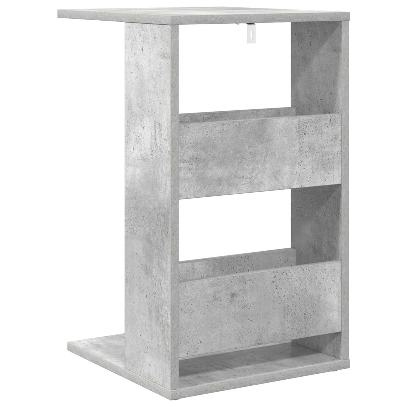 Bocni stol Betonski sivi 40 x 35 x 60,5 cm Konstruirano drvo
