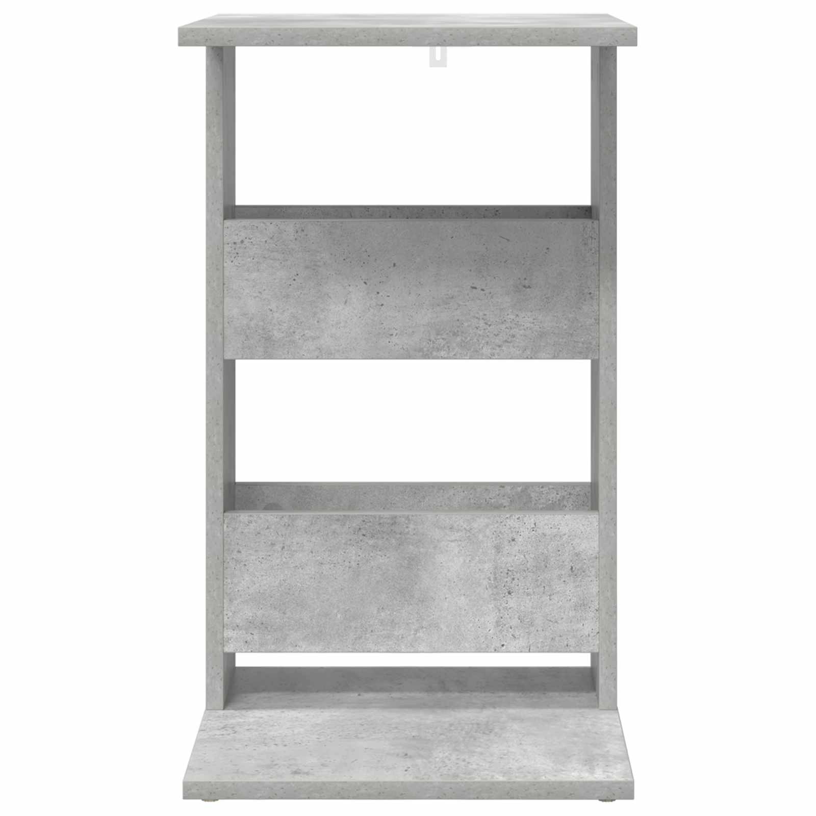 Bocni stol Betonski sivi 40 x 35 x 60,5 cm Konstruirano drvo