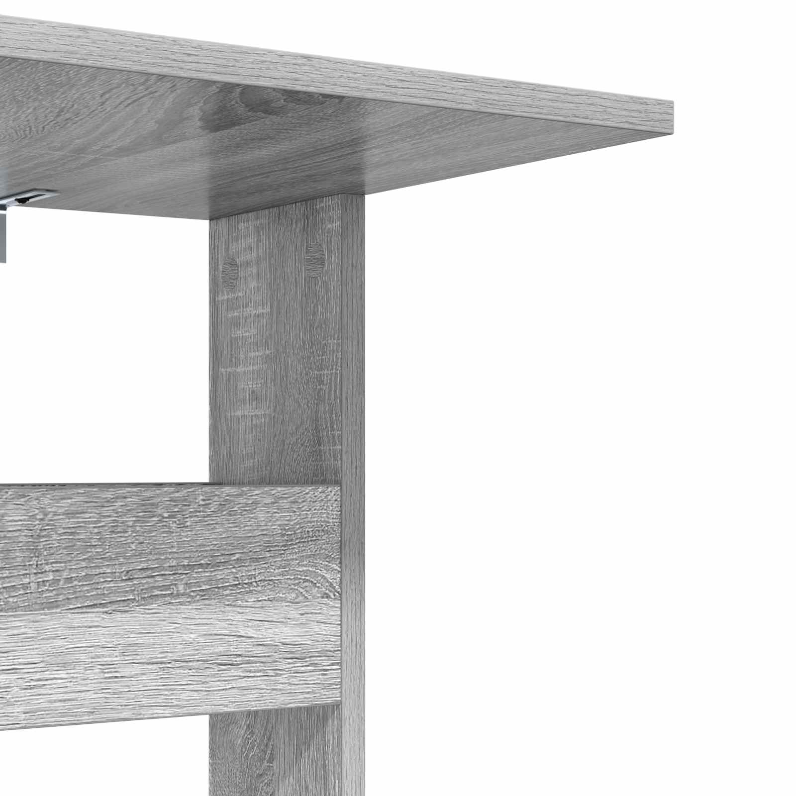 Bocni stol Siva Sonoma 40 x 35 x 60,5 cm Konstruirano drvo