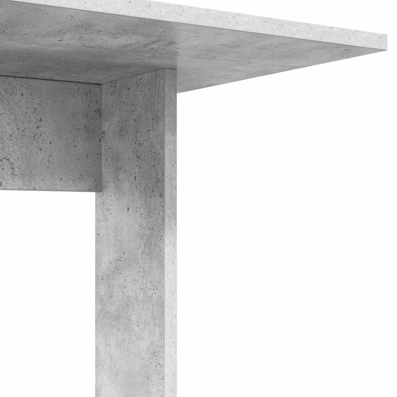 Bocni stol Betonski sivi 45 x 40 x 62,5 cm Konstruirano drvo