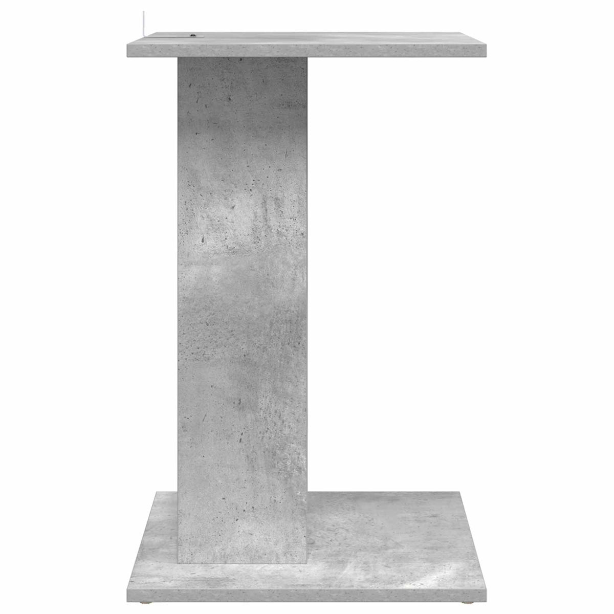 Bocni stol Betonski sivi 45 x 40 x 62,5 cm Konstruirano drvo