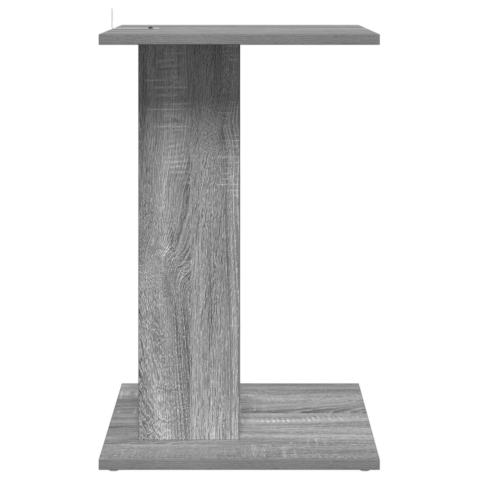 Bocni stol Siva Sonoma 45 x 40 x 62,5 cm Konstruirano drvo
