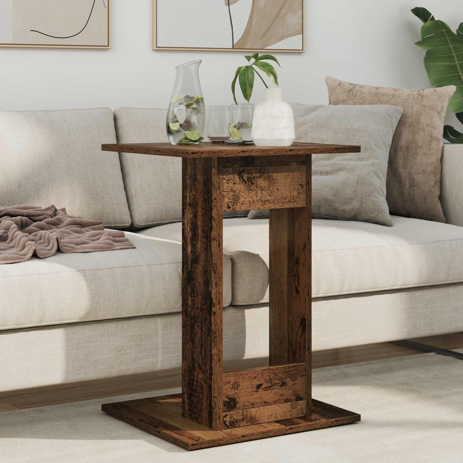 Bocni stol Staro drvo 45 x 40 x 62,5 cm Konstruirano drvo