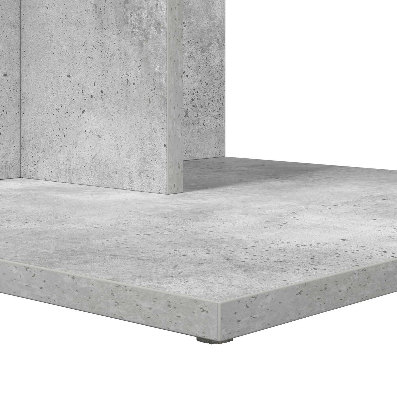 Bocni stol Betonski sivi 45 x 40 x 62,5 cm Konstruirano drvo