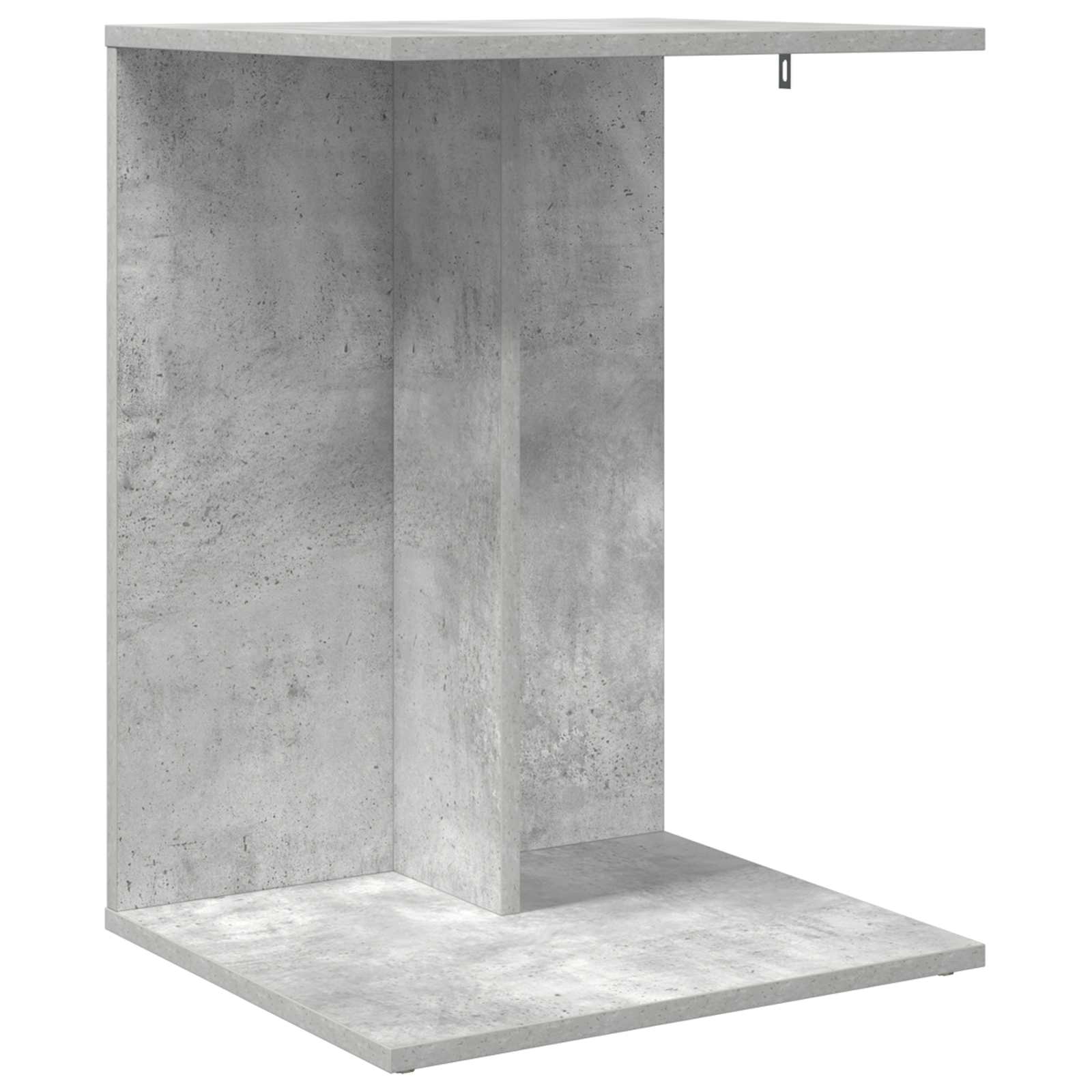 Bocni stol Betonski sivi 45 x 40 x 62,5 cm Konstruirano drvo