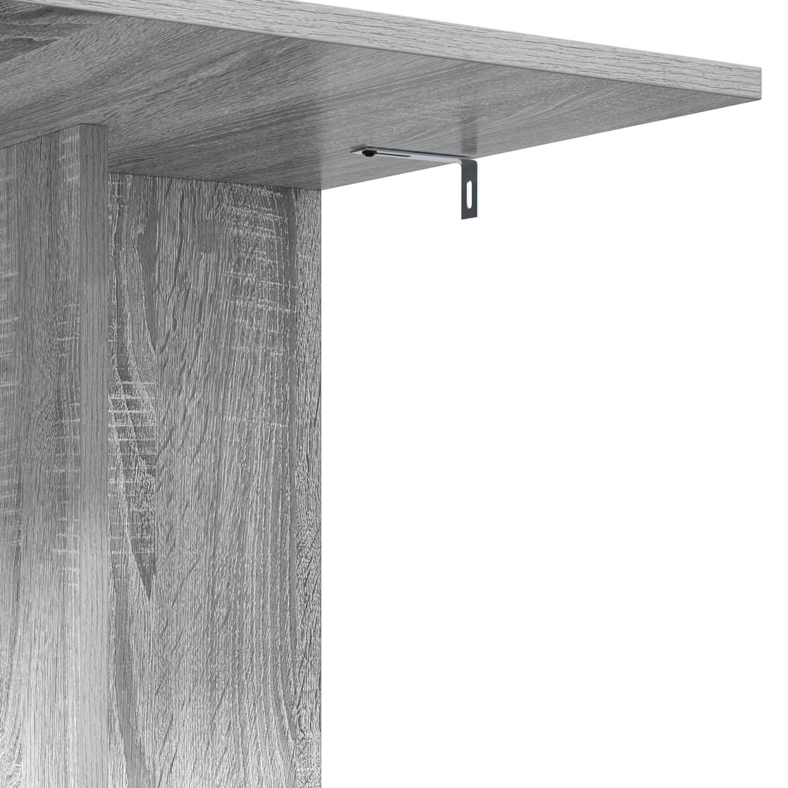 Bocni stol Siva Sonoma 45 x 40 x 62,5 cm Konstruirano drvo