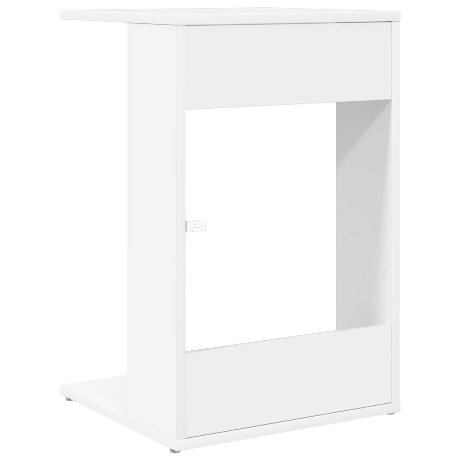 Bocni stol Bijelo 40 x 38 x 62,5 cm Konstruirano drvo