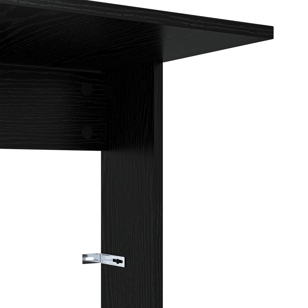 Bocni stol Crni hrast 40 x 38 x 62,5 cm Konstruirano drvo