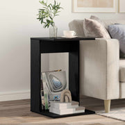 Bocni stol Crni hrast 40 x 38 x 62,5 cm Konstruirano drvo