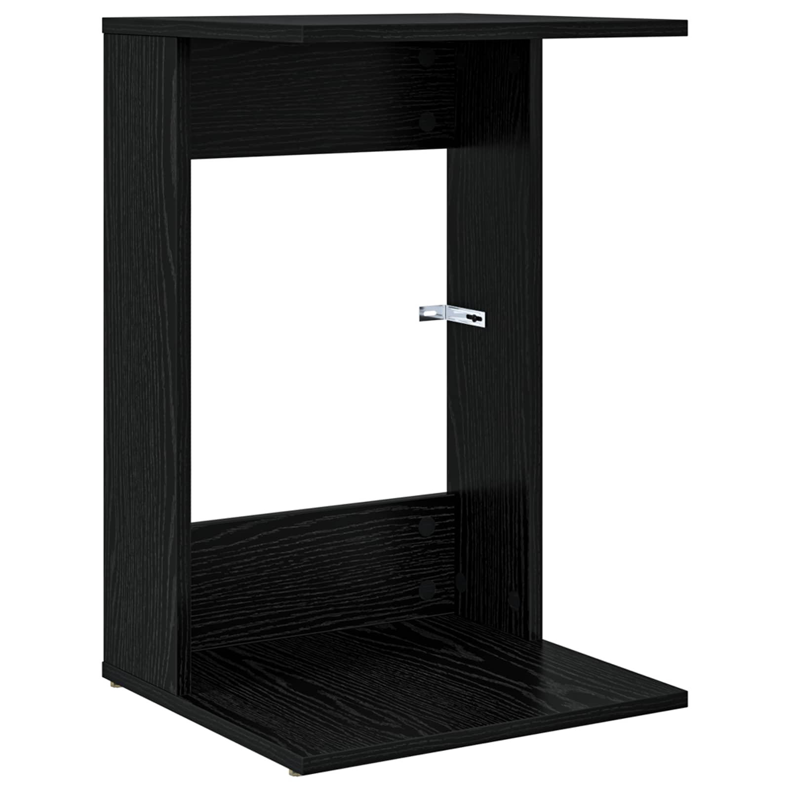 Bocni stol Crni hrast 40 x 38 x 62,5 cm Konstruirano drvo