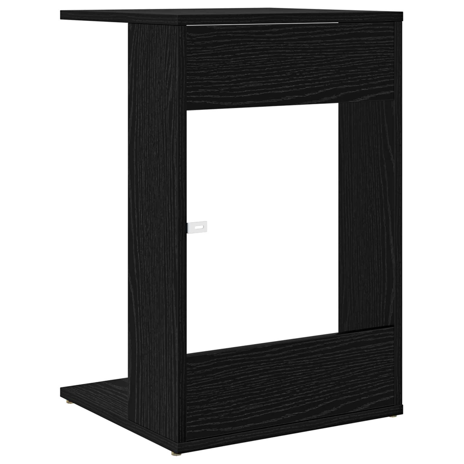 Bocni stol Crni hrast 40 x 38 x 62,5 cm Konstruirano drvo