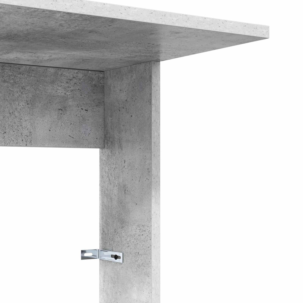 Bocni stol Betonski sivi 40 x 38 x 62,5 cm Konstruirano drvo