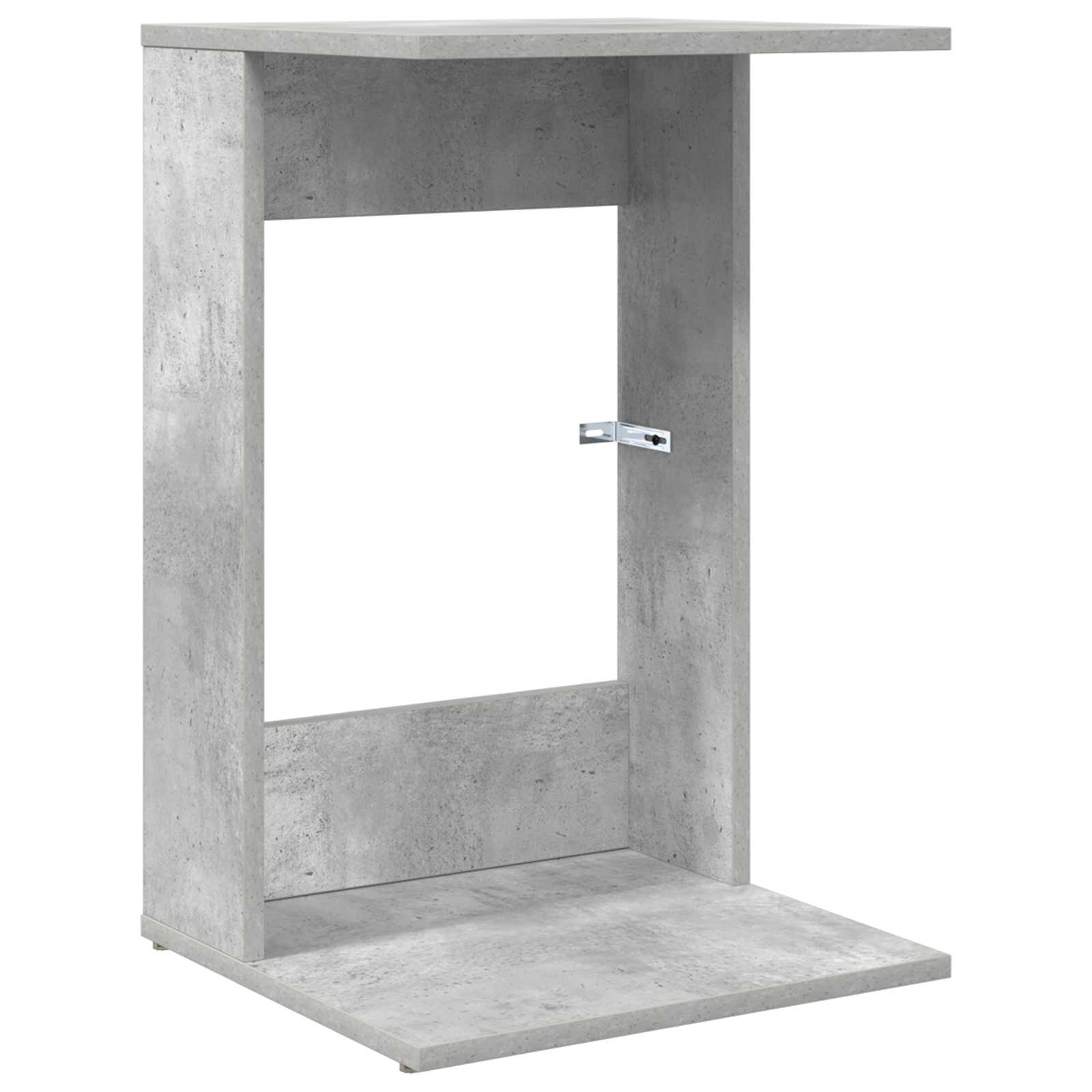 Bocni stol Betonski sivi 40 x 38 x 62,5 cm Konstruirano drvo