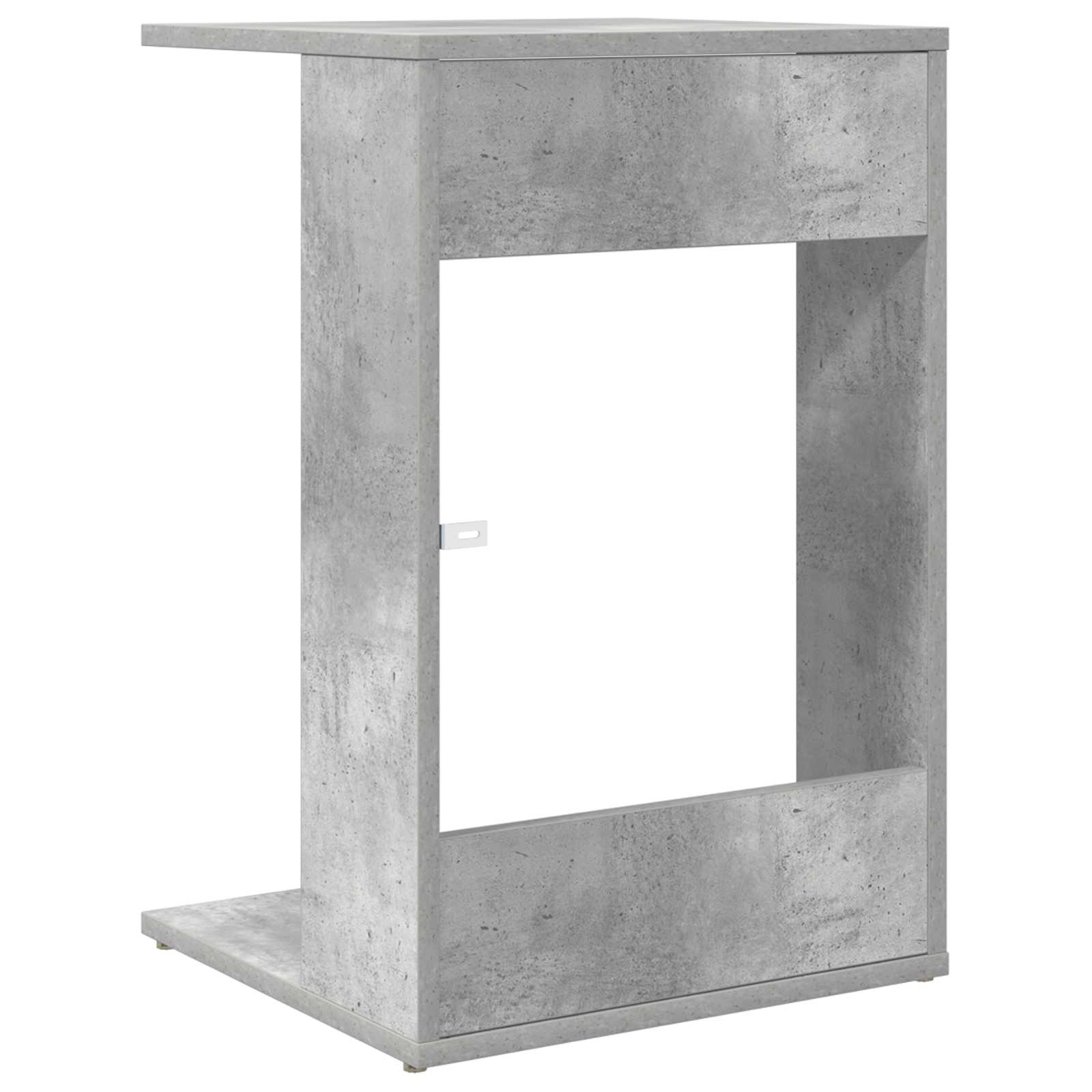 Bocni stol Betonski sivi 40 x 38 x 62,5 cm Konstruirano drvo