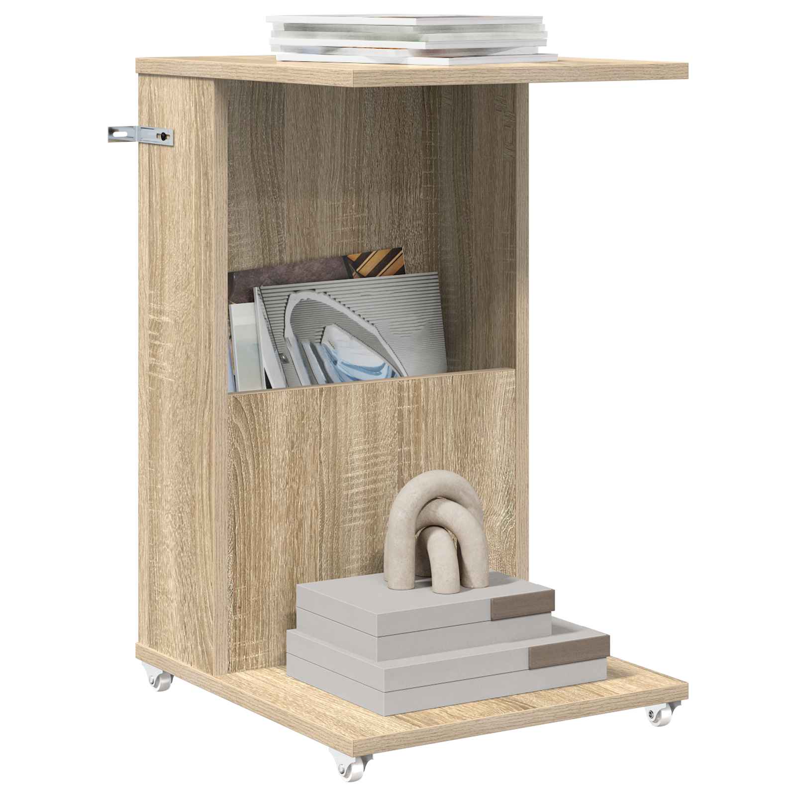 Bocni stol Sonoma hrast 40 x 35 x 60 cm Konstruirano drvo