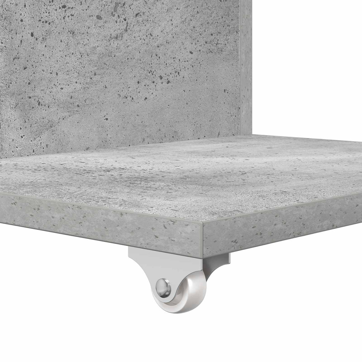 Bocni stol Betonski sivi 40 x 35 x 60 cm Konstruirano drvo