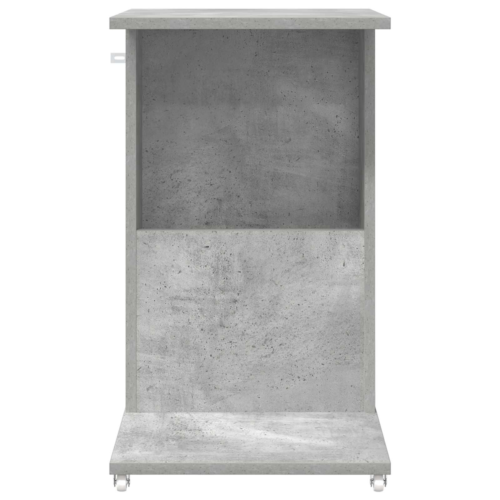 Bocni stol Betonski sivi 40 x 35 x 60 cm Konstruirano drvo