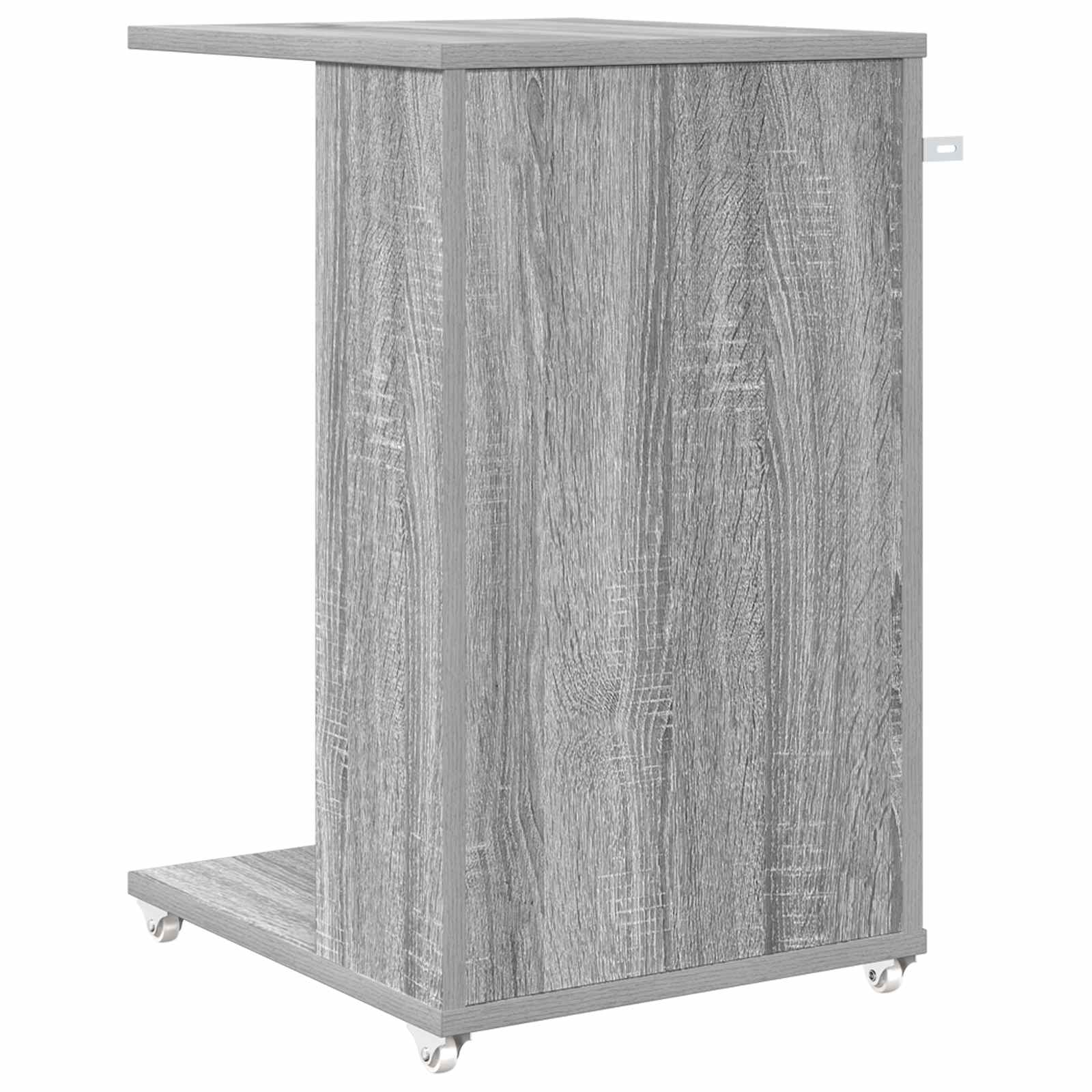 Bocni stol Siva Sonoma 40 x 35 x 60 cm Konstruirano drvo