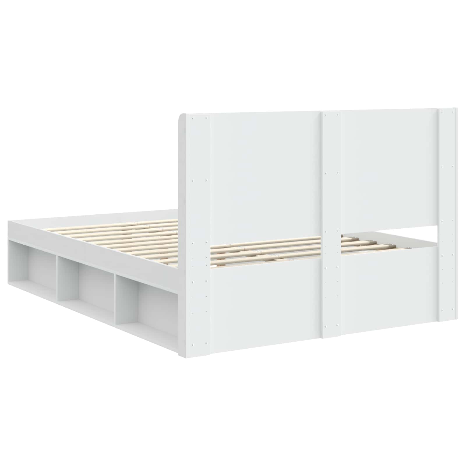 Krevetna konstrukcija s pohranom i uzglavljem 3 pcs