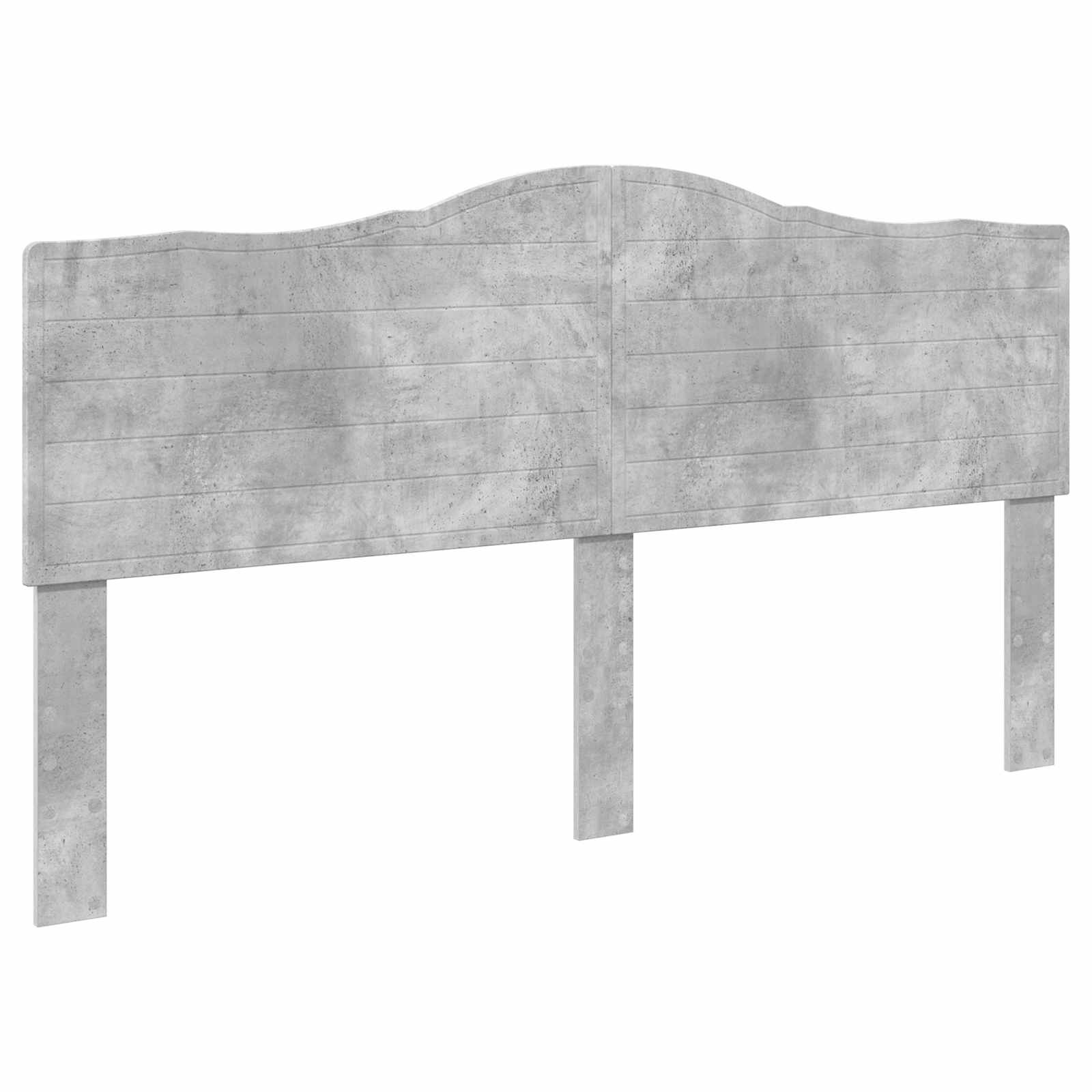Krevetna konstrukcija Beton 180 x 200 cm Čvrsto borovo drvo