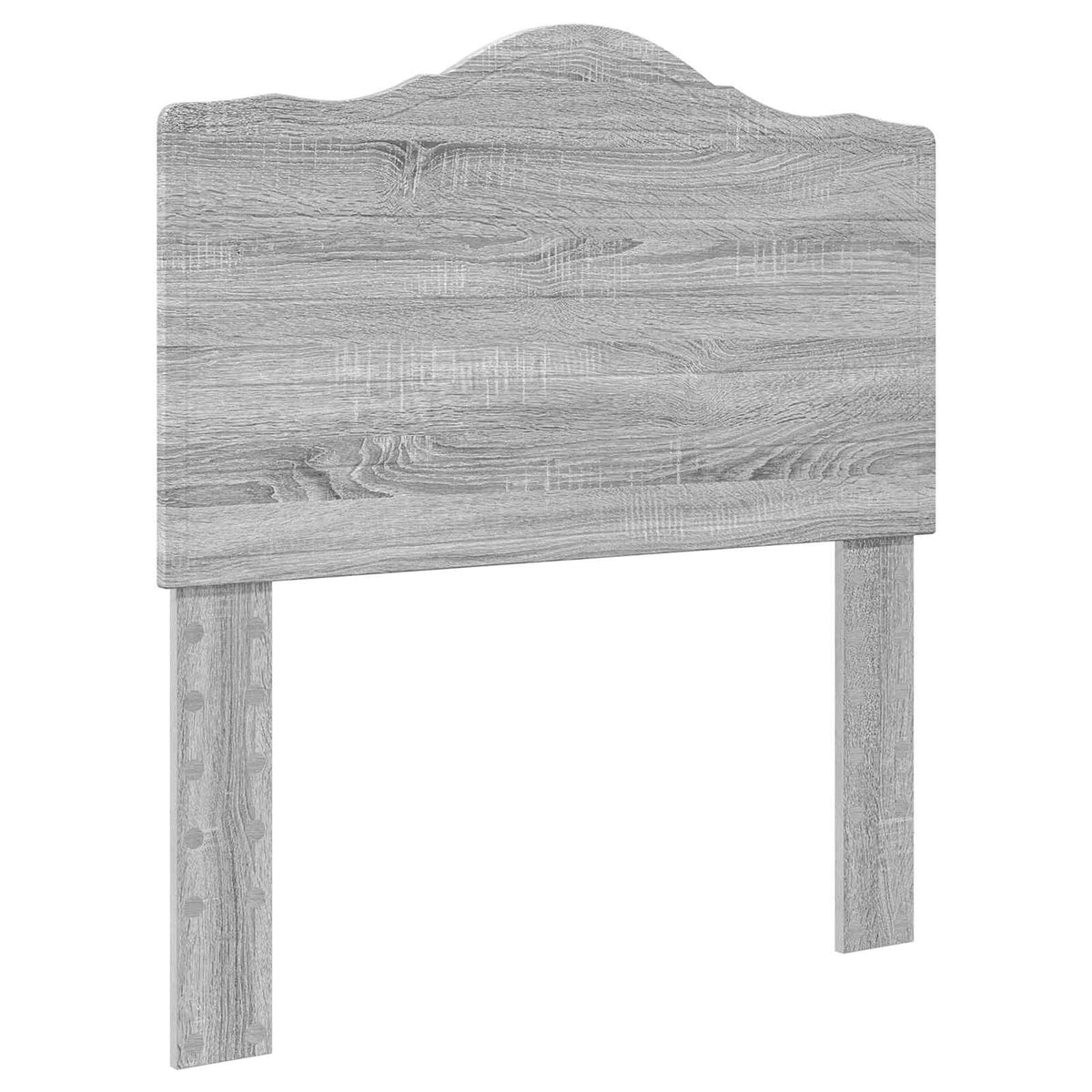 Krevetna konstrukcija s uzglavljem Siva Sonoma 90 x 190 cm