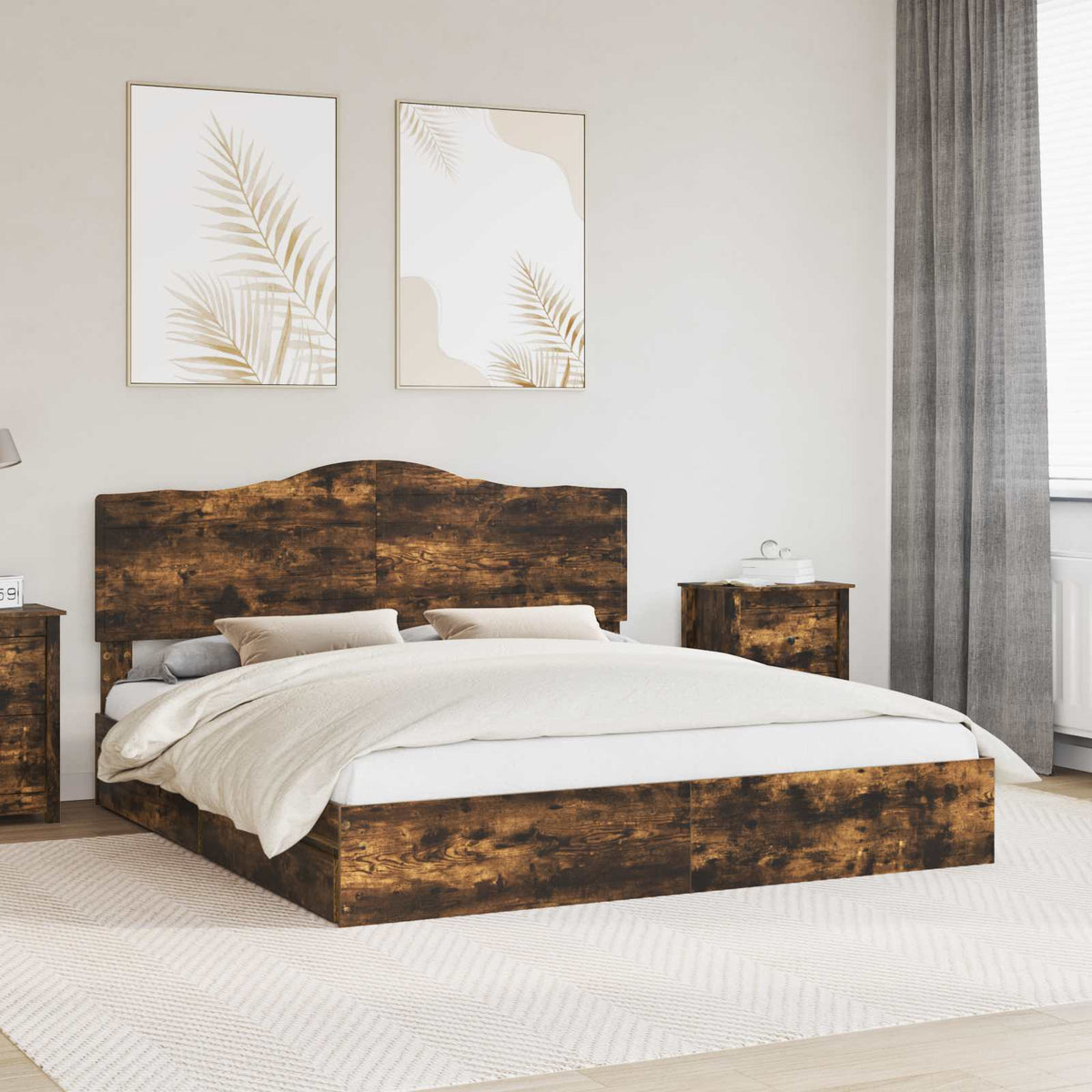 Krevet s od storage 70 x 190 cm Konstruirano drvo