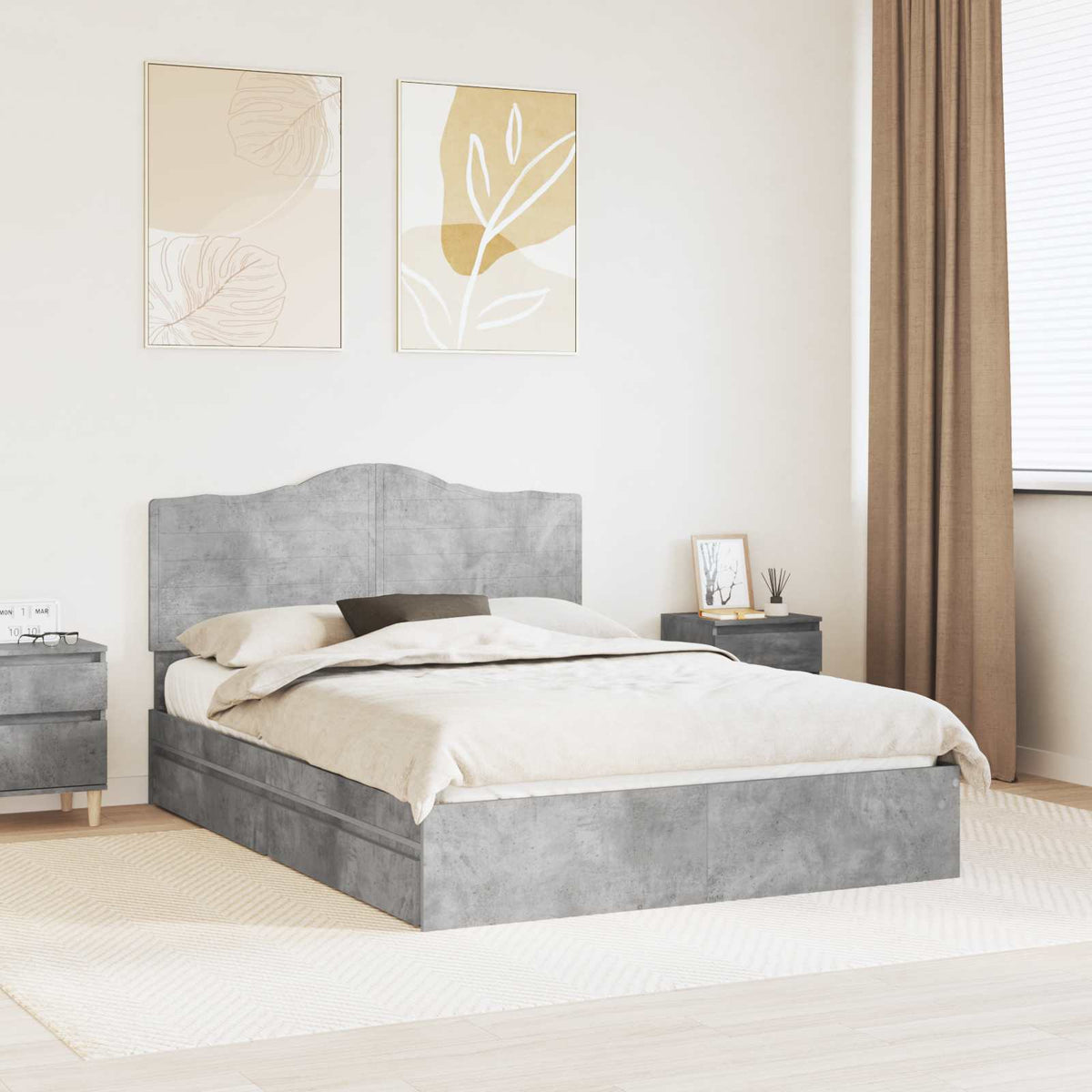 Krevet s od storage 70 x 190 cm Konstruirano drvo