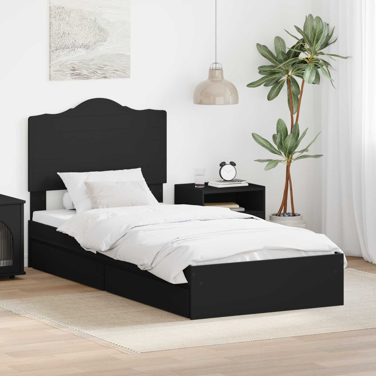 Krevet s od storage 70 x 190 cm Konstruirano drvo