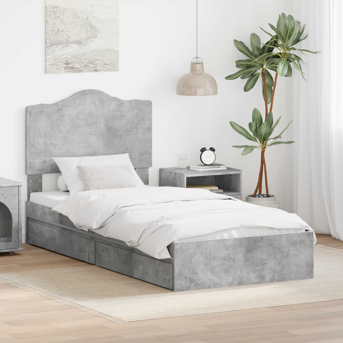 Krevet s od storage 70 x 190 cm Konstruirano drvo