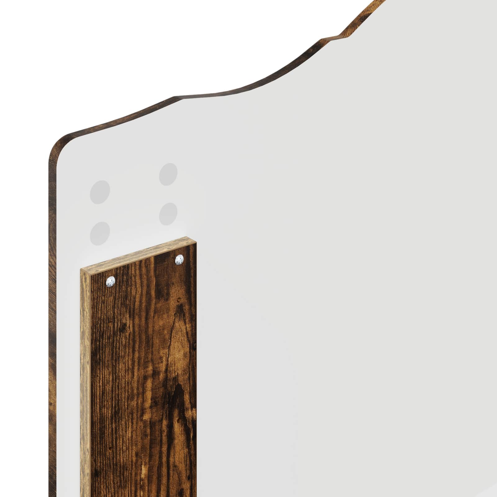 Krevet s od storage s uzglavljem Dimljeni hrast 90 x 190 cm