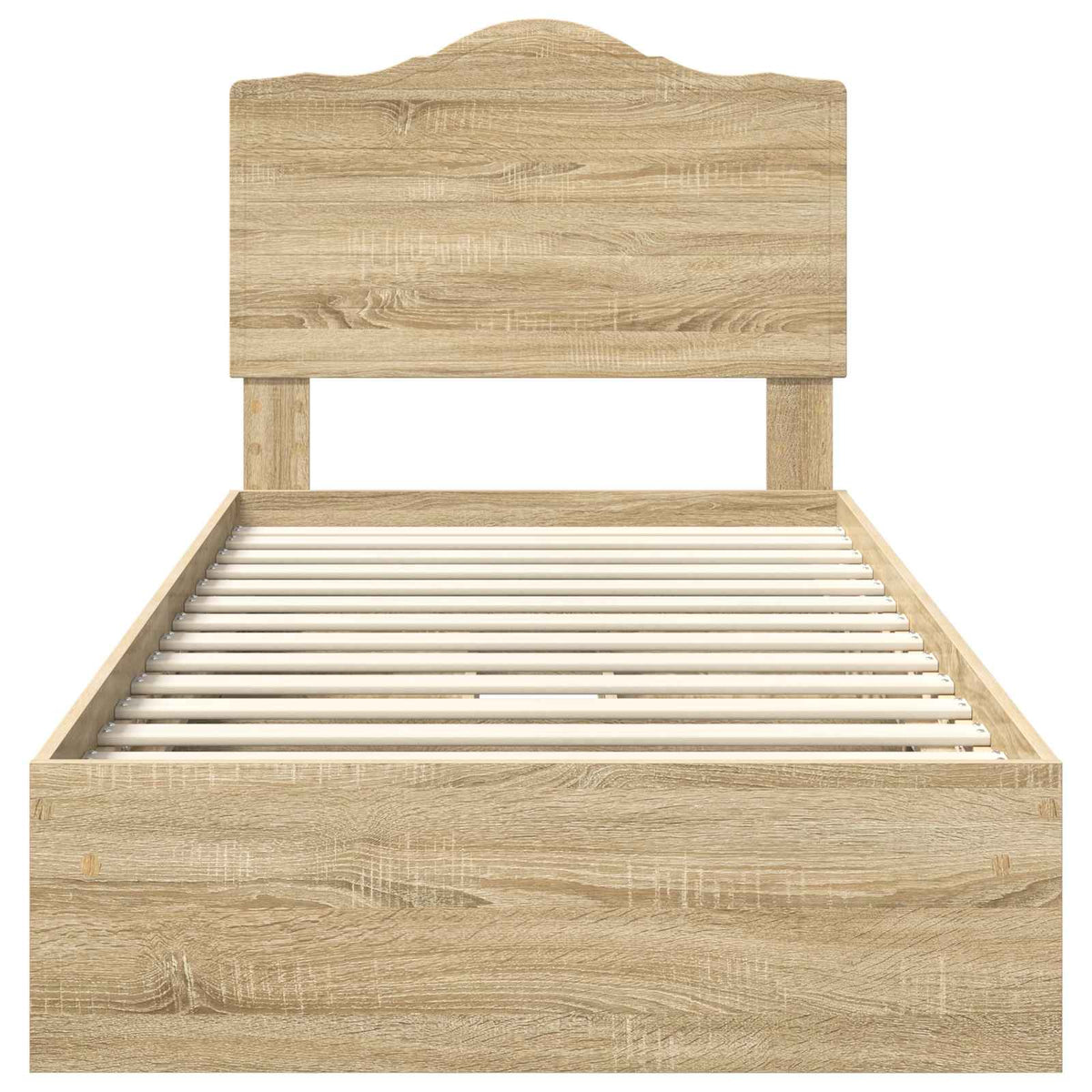 Krevet s od storage Sonoma hrast 70 x 190 cm Konstruirano drvo