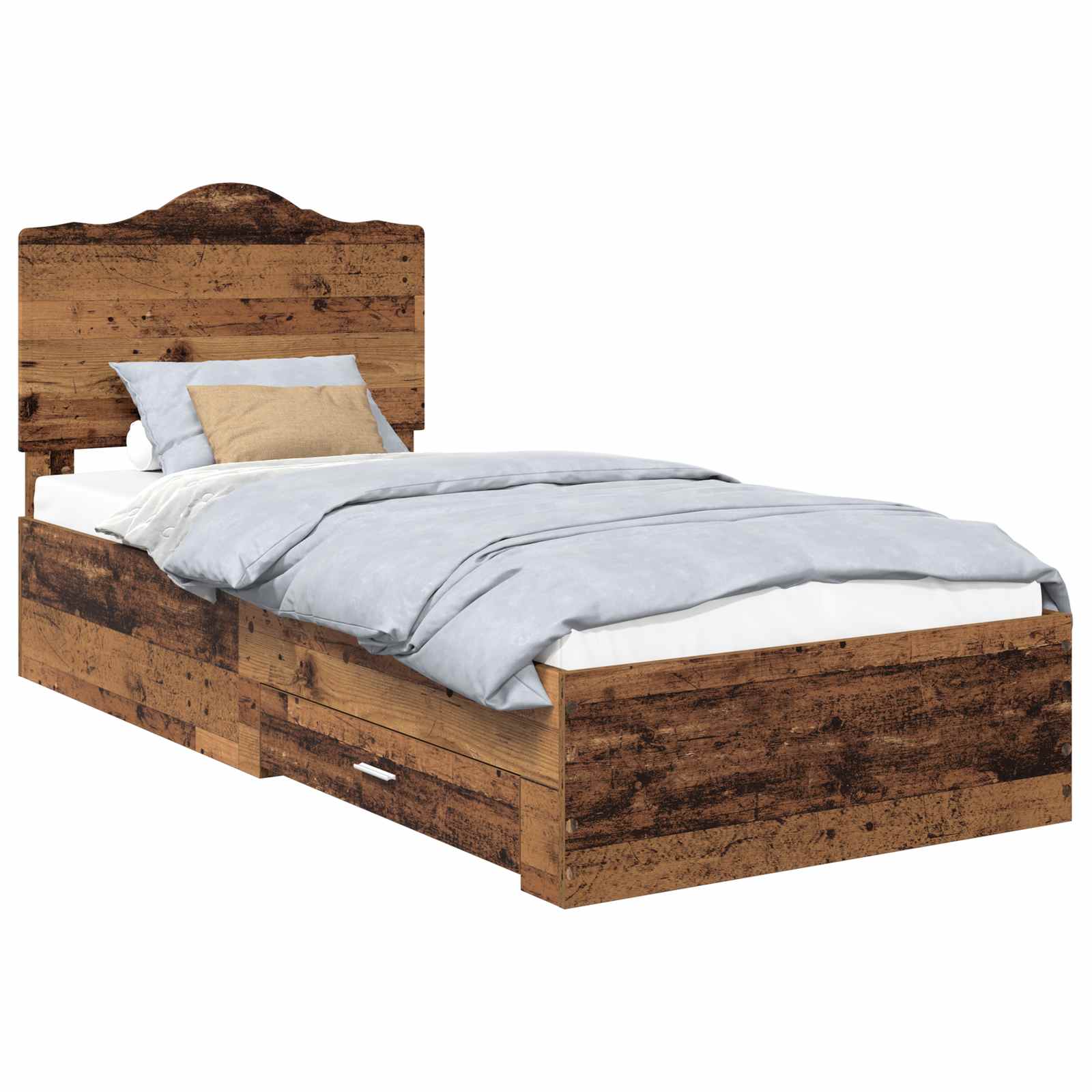 Krevetna konstrukcija Staro drvo 90 x 200 cm Konstruirano drvo