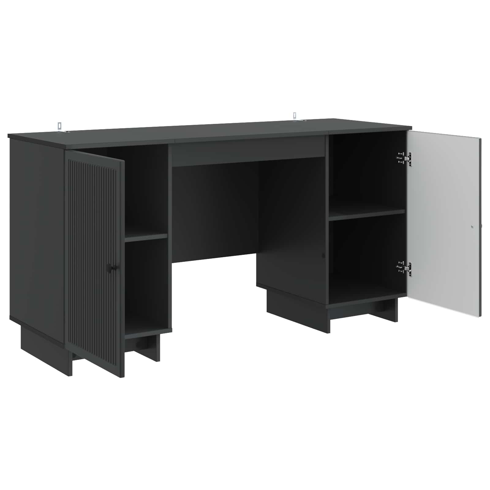 Stol Crna Konstruirano drvo 142,5 x 50 x 75 cm