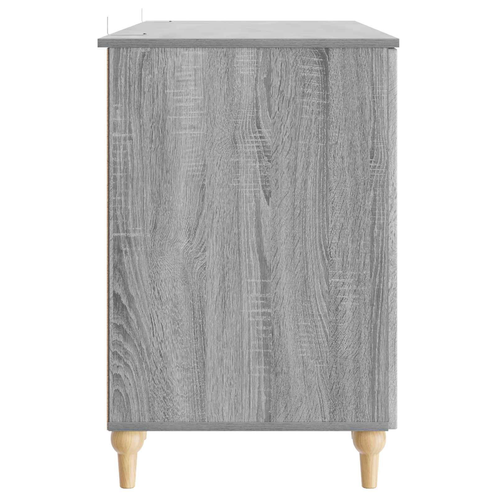 Stol s policom Siva sonoma 142,5 x 50 x 75 cm Konstruirano drvo