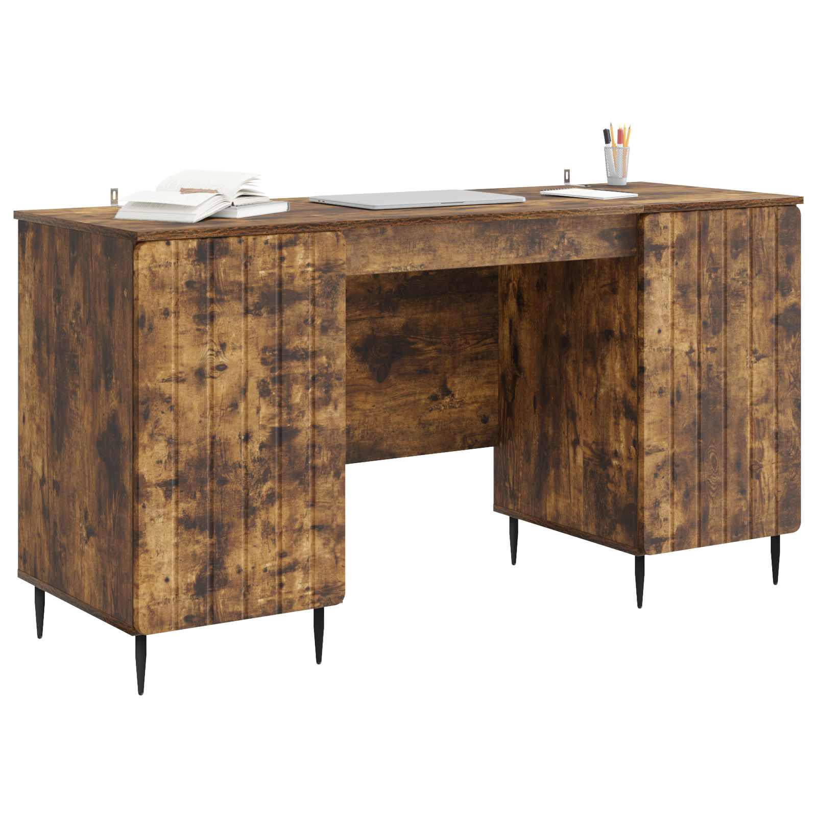 Stol Dimljeni hrast 142,5 x 50 x 75 cm Konstruirano drvo