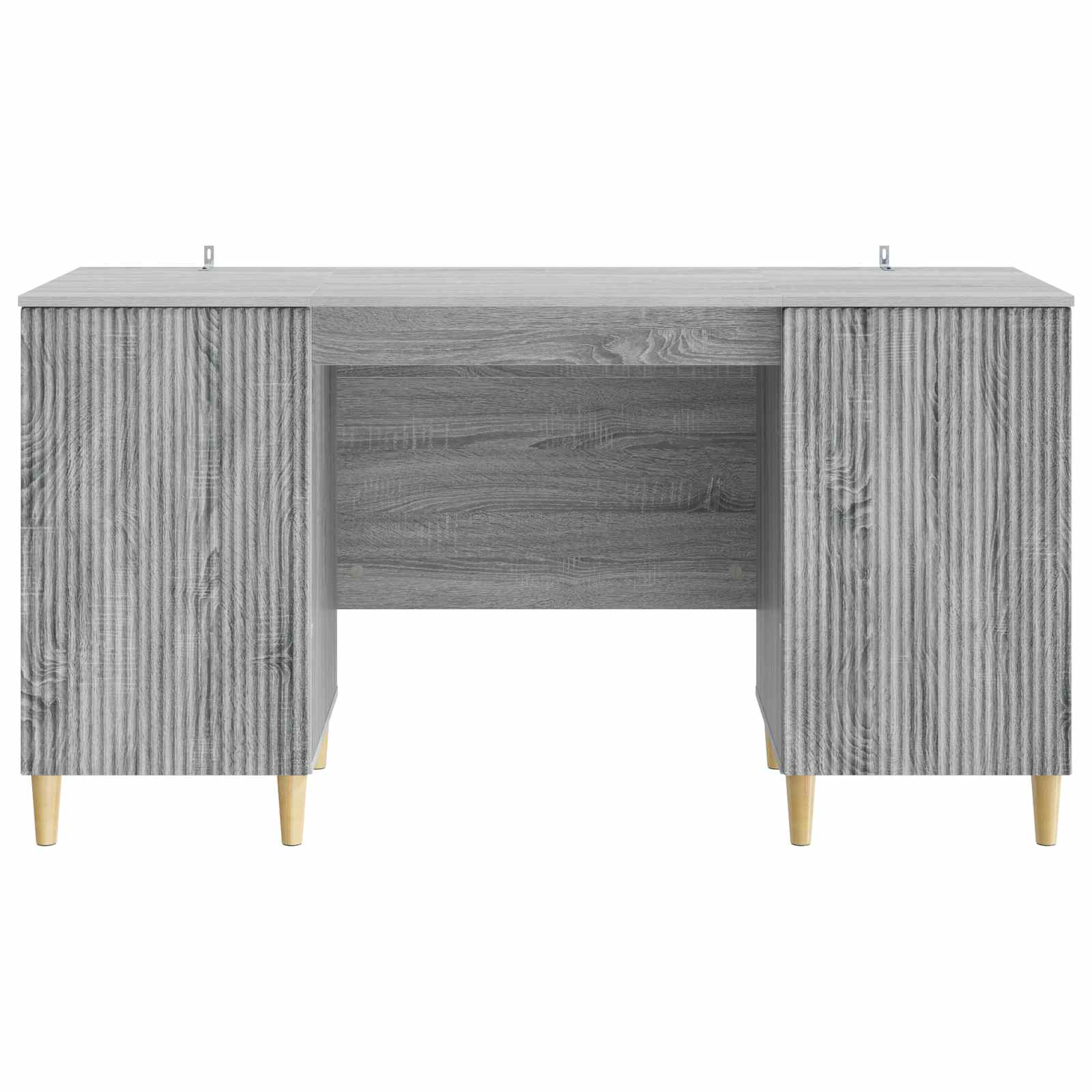 Stol s policom Siva sonoma 142,5 x 50 x 75 cm Konstruirano drvo