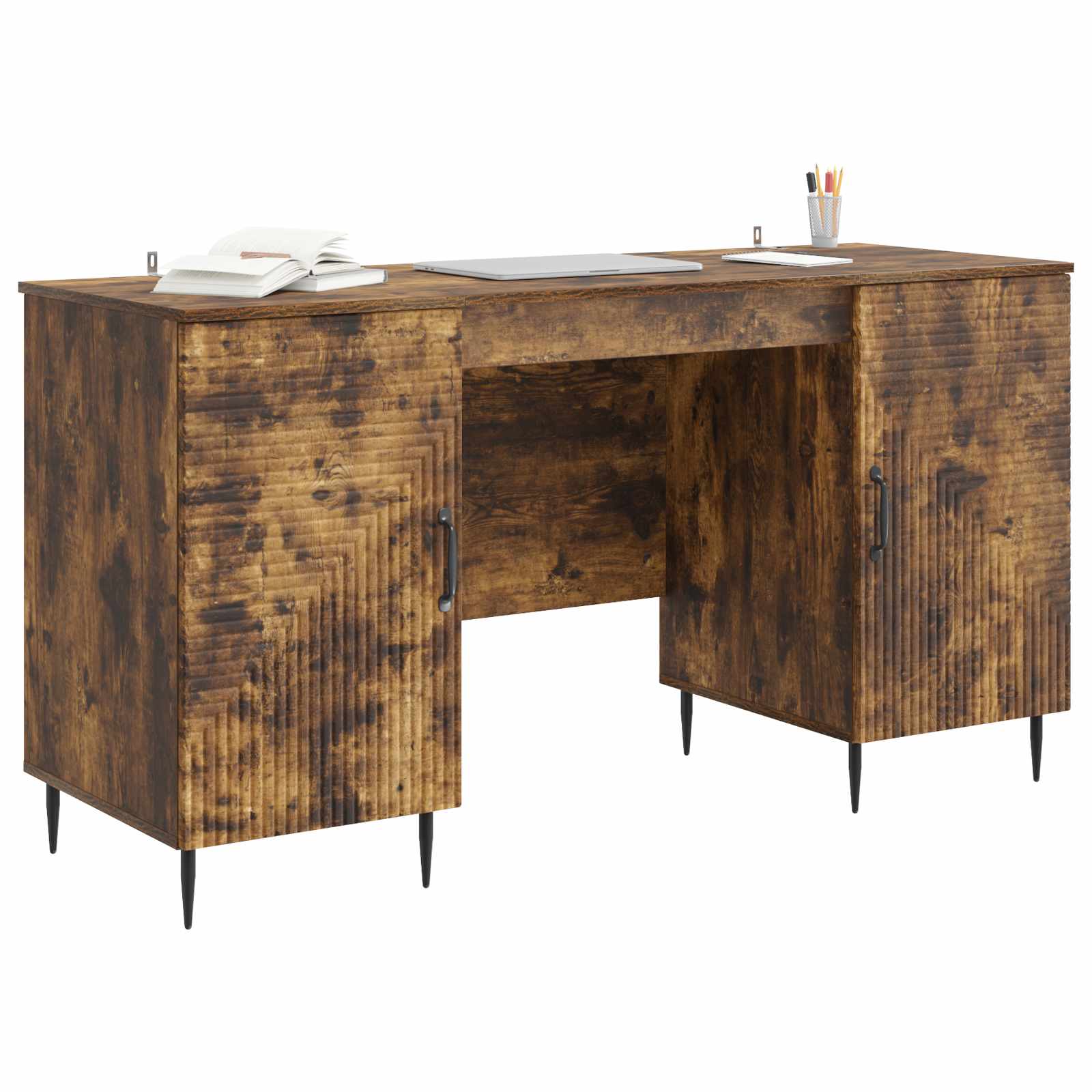 Stol Dimljeni hrast 142,5 x 50 x 75 cm Konstruirano drvo