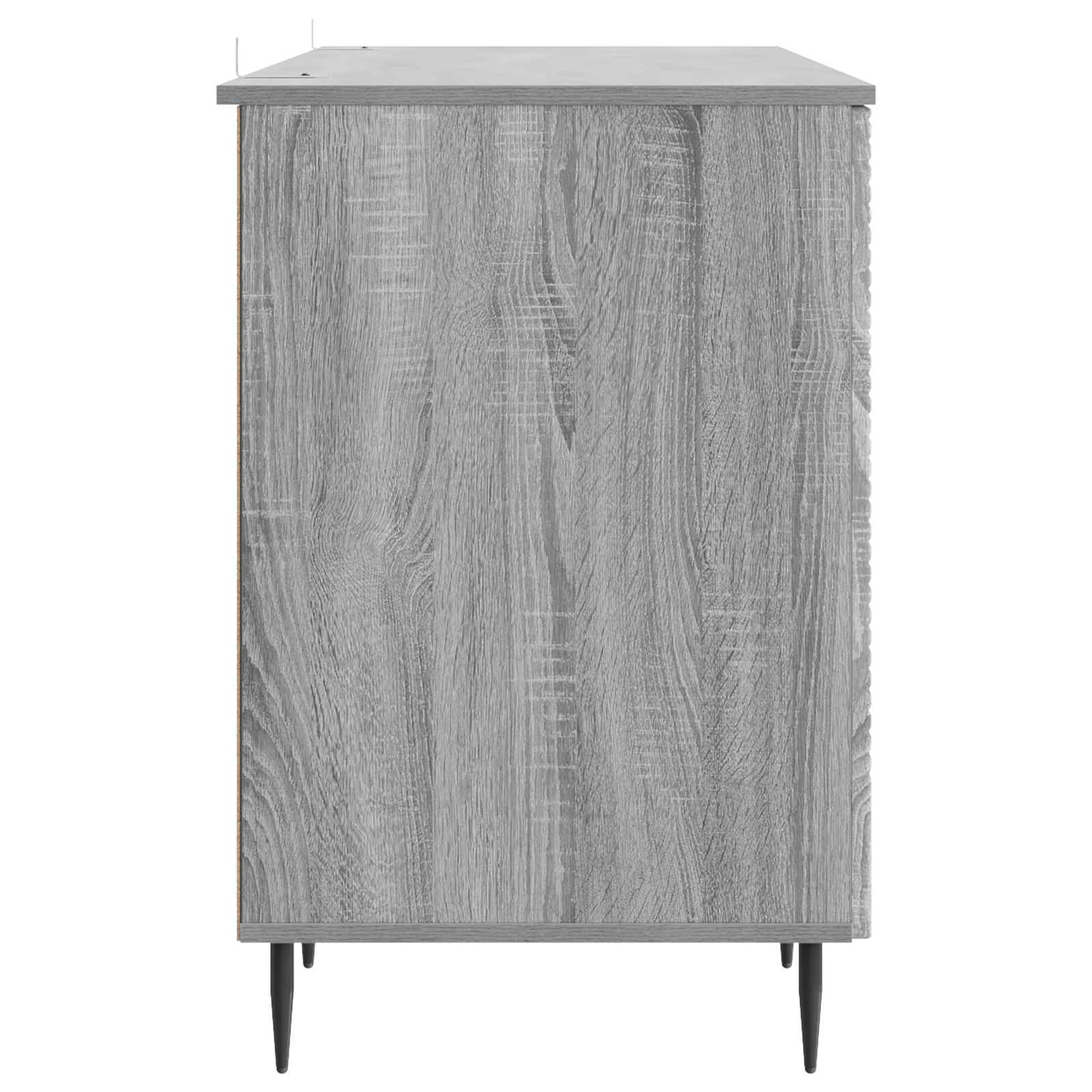 Stol s policom Siva sonoma 142,5 x 50 x 75 cm Konstruirano drvo