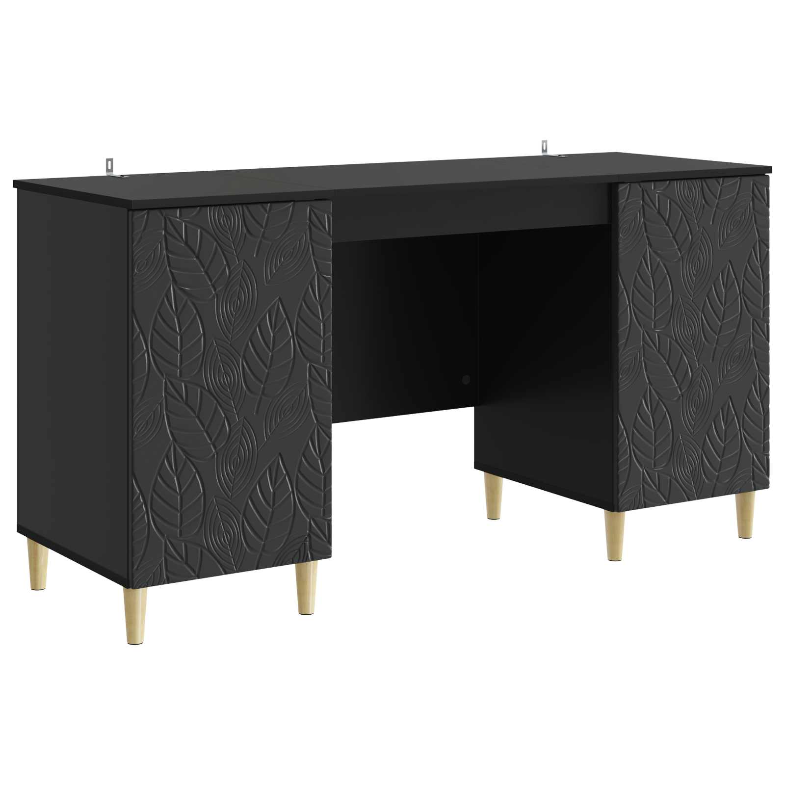 Stol Crna Konstruirano drvo 142,5 x 50 x 75 cm