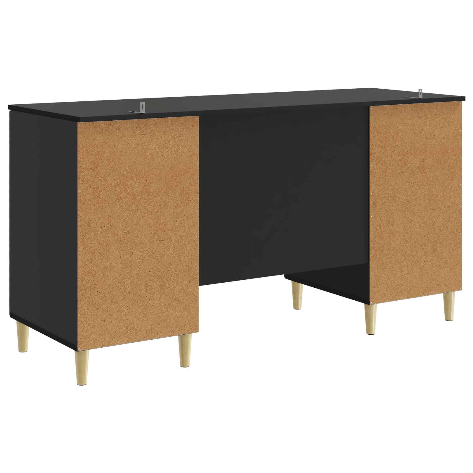 Stol Crna Konstruirano drvo 142,5 x 50 x 75 cm